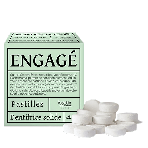 Engagé Dentifrice Solide Pastilles BIO